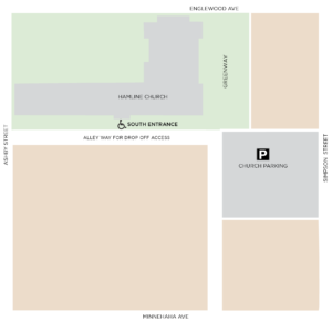 Hamline Church area map
