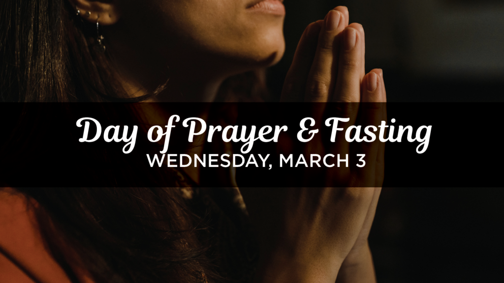 Day of Prayer & Fasting